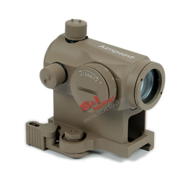 Quick Release Micro T1 1X24 Red&Green Dot Scope DE